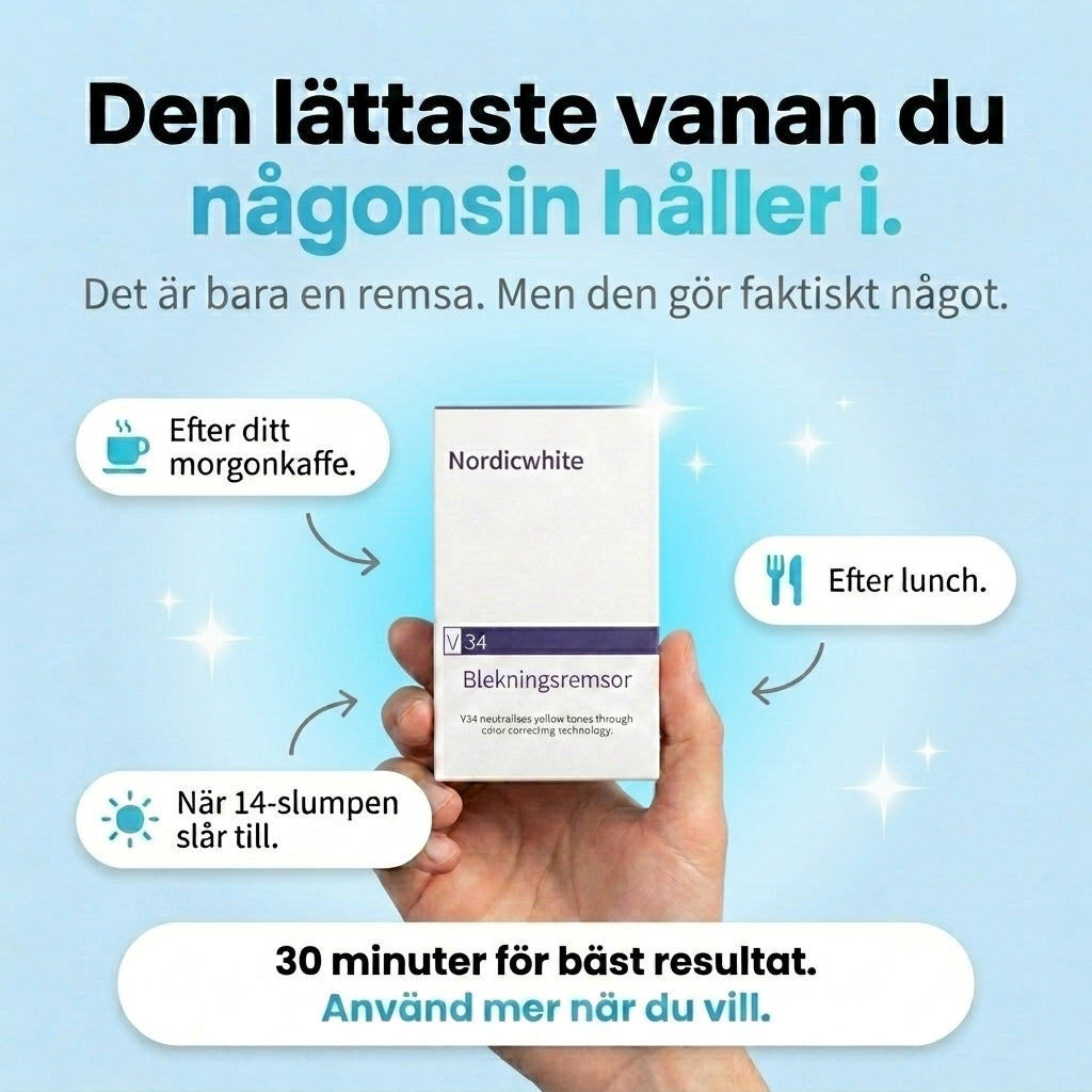 Blekningsremsor – Ett Självsäkert Leende