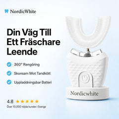 NordicWhite 360° Tandborste - för ett vitare leende